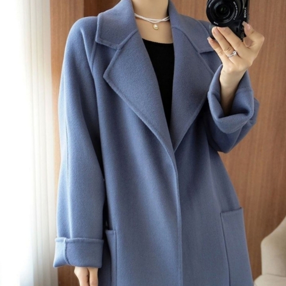 Wool Coat Women's Wear Autumn/Winter Fashion Temperament Double sidedNWTCa.. - Picture 2 of 5